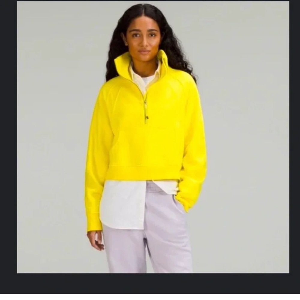 Lululemon oversized scuba half zip sweatshirt
